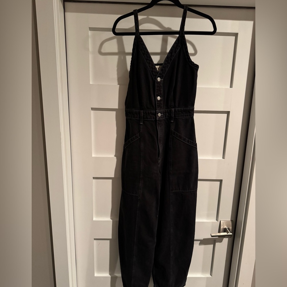 Etica Black Overalls Classic Denim Style